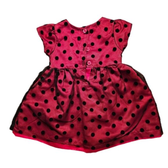 PENELOPE MACK red & black dress. Size 12mnths. NWT! - Picture 4 of 5